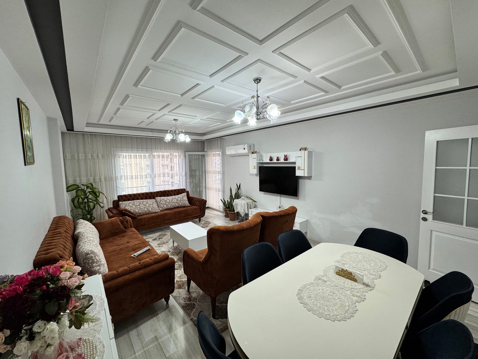 TURYAP TROPİK'TEN MEZİTLİ DAVULTEPE'DE GENİŞ OTURUM 3+1