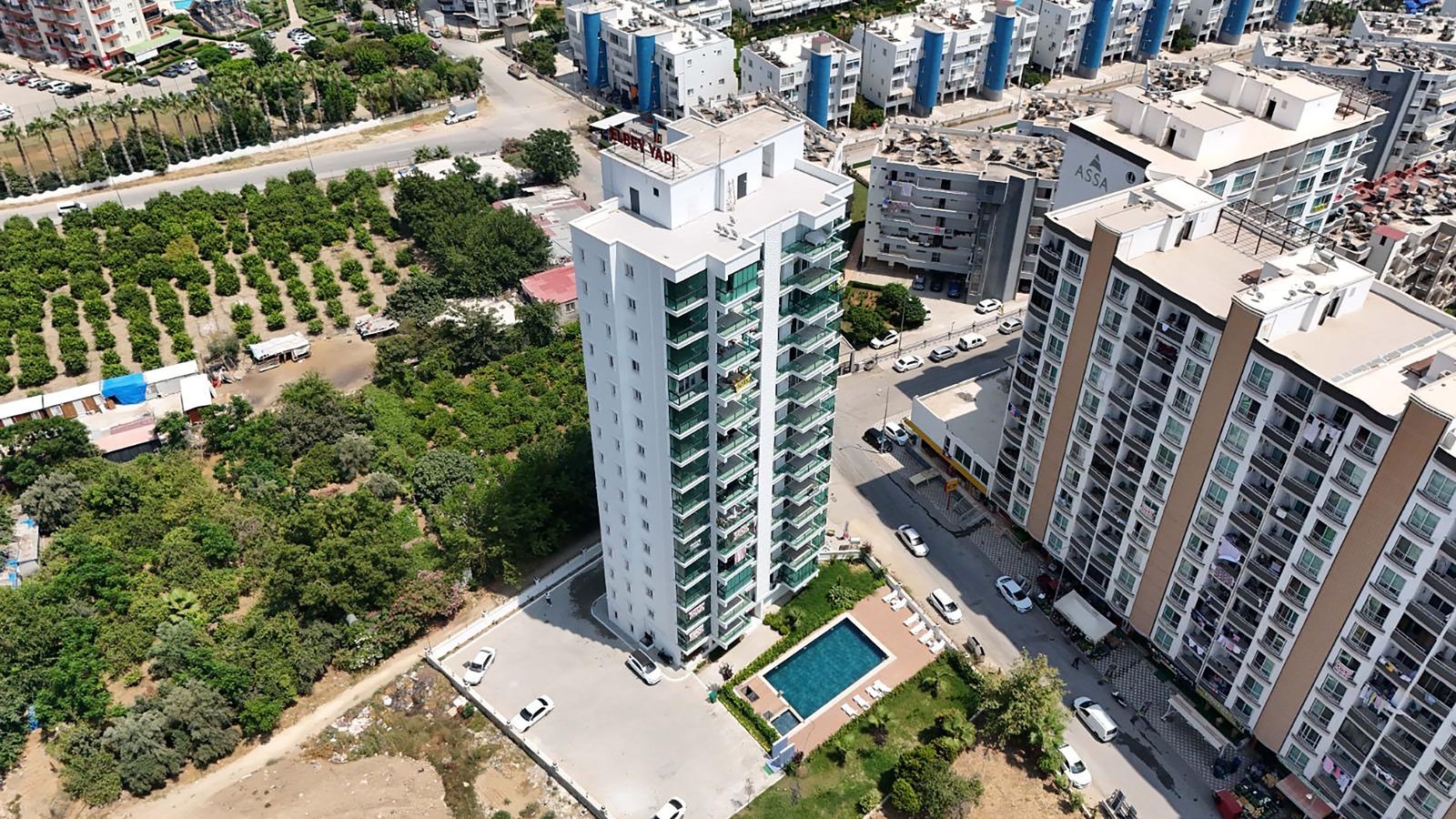 TURYAP TROPIK'TEN ERDEMLİ TÖMÜK'TE LÜX 1+1 HAVUZLU DAIRE